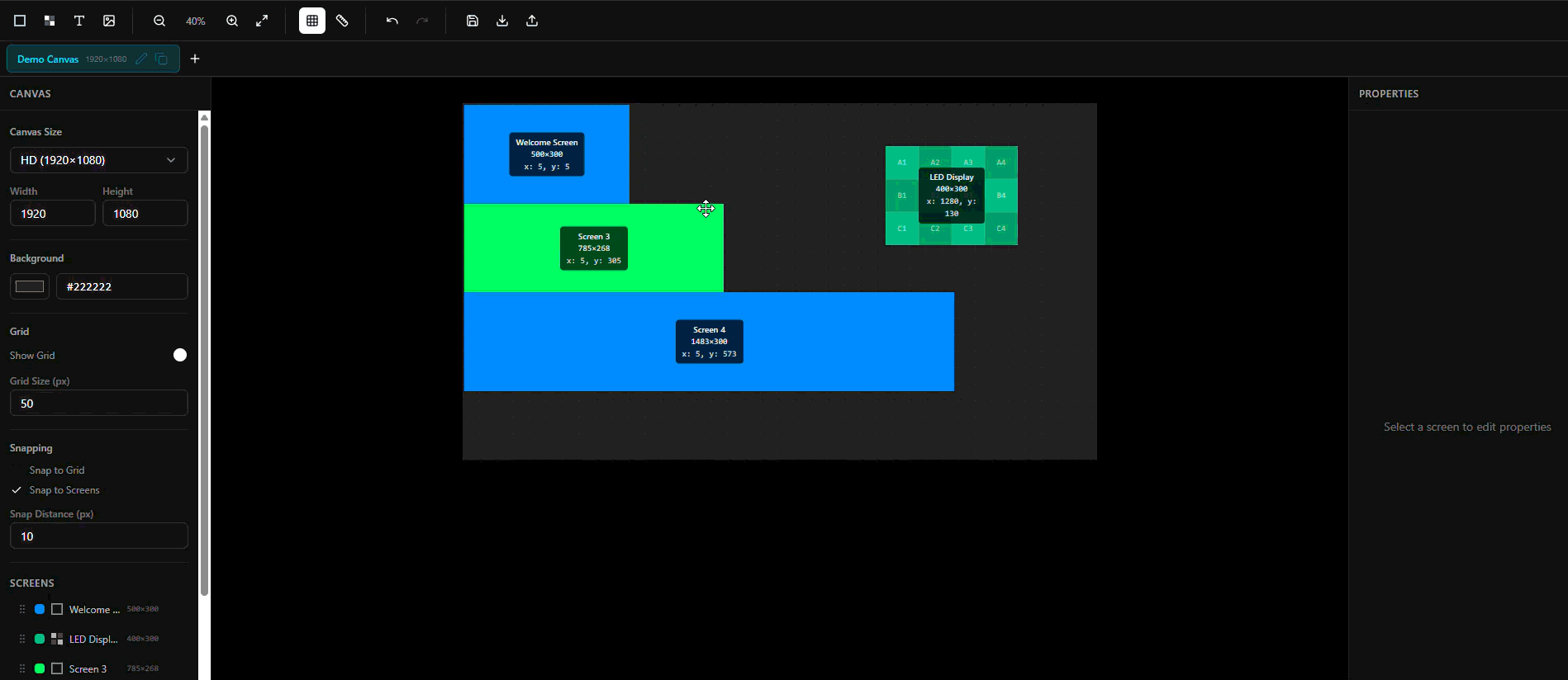 LED Pixel Mapper Full Interface